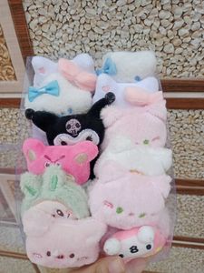 Korean Cartoon furr rubberbands