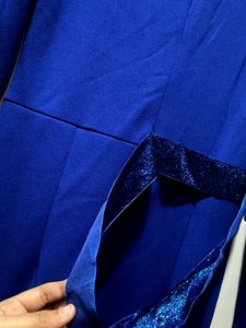 Blue Sequin Party Dress