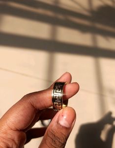 Gold Colored Ring - Unisex