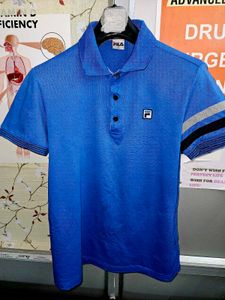 Fila Blue Polo Shirt