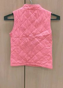 Pink Quilted Vest