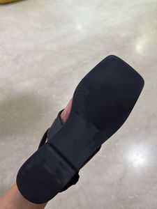 Chic Black Woven Sandals