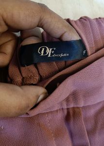 Beautiful Peach Pink Colour Formal Pants