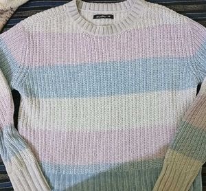 Striped Knit Sweater
