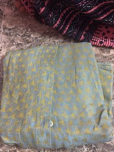 Patterned Button-Down Shirt