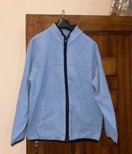 west win Light Blue Fleece Jacket
