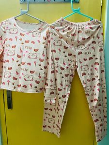 Cute Bear Print Long Sleeve Tee