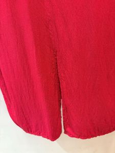 Beautiful Red criss-cross back Shirt
