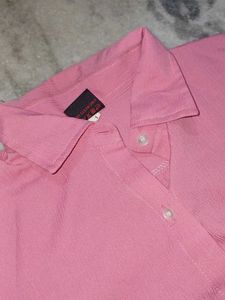 Pink Oversized Shirt