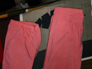 Cute Pink Heart Patch Joggers 💕