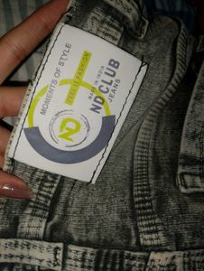 Stylish Grey Denim Jeans