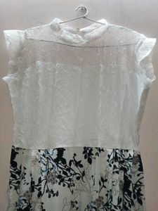 White Floral Maxi Dress