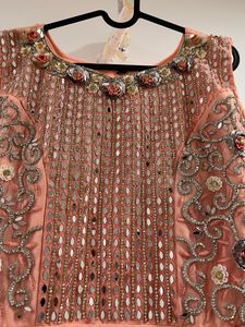 Mirror Work Party Wear Heavy multi FlairedGown