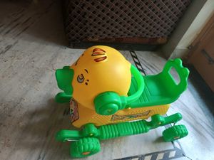 Yellow &amp; Green Duck Ride-On Toy for Babies &amp; Kids