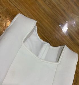 White Fit &amp; Flare Dress