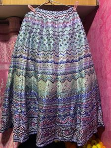 Elegant And Sparkling Bridal Designer Lehenga.