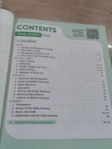 Class 10 Social Science CBSE 15 SQP