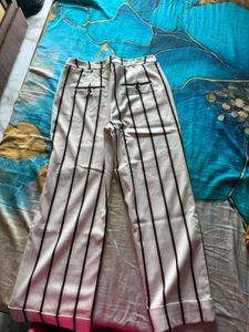 Vertical Stripe Trousers From Marks &amp; Spencer.