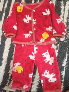 Red Woolen Outfit