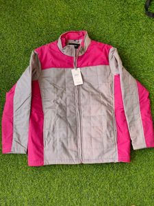 Winter Pink & Grey Jacket Heavy Quality