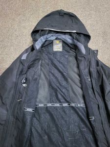 Stylish Black Windbreaker