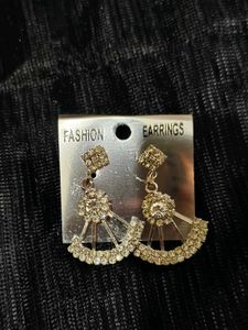 Sparkling Silver Earrings
