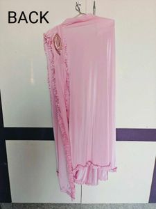 Pink Ready To Wear Saree.