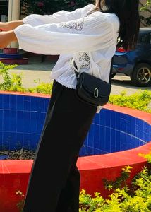 Lace Detail Peasant Top