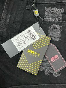 Nykaa Fashion Love Gen Ripped Black Denim Shorts