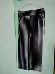 Striped Wide Leg Pants