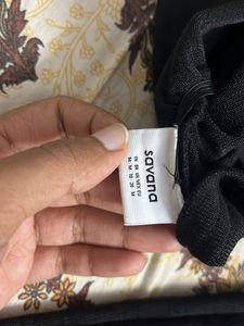 Black Long Sleeved Ruched Top