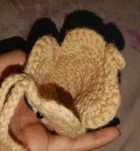 Crochet Bear Airpod holder