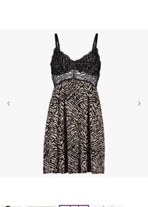 HunkemollerVera Jersey Lace Slip Dress