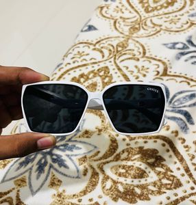 Gucci White Sunglasses