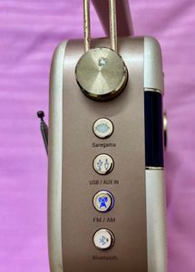 Saregama Caravaan Gold - Retro-Style FM/Wi-Fi Radi