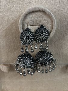 Oxidised Jhumkas