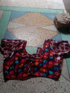 Vintage Polka Dot Blouse