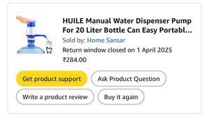 Manual Water Dispenser Pump