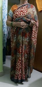 pure Georgette saree