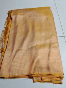 Orange softy silk saree...