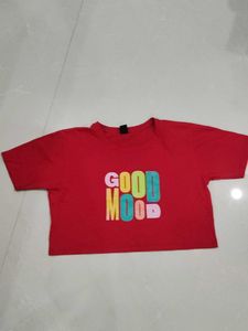 Red Good Mood Graphic Tee
