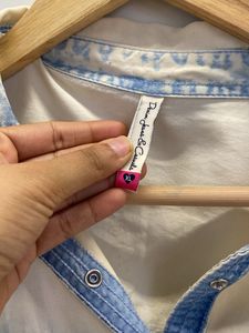 Patchwork Denim Shirt