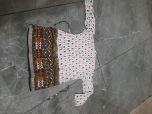 Green Top -Bandhani Style