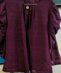 Elegant Purple Top