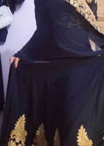 Neavy Blue Golden  Frock Anarkali Sale/offer/gown