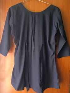Navy Blue Women&#39;s Tunic top