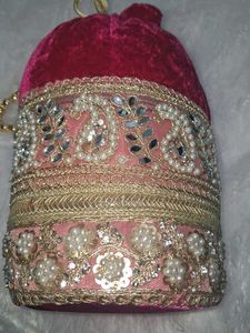 Beautiful Work Potli Purse