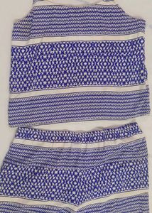 Blue & White Co-ord Set