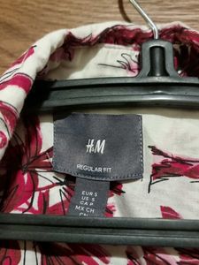 H&amp;M Palm Print Shirt