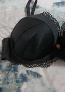 Elegant Black Lace padded bra 34C
